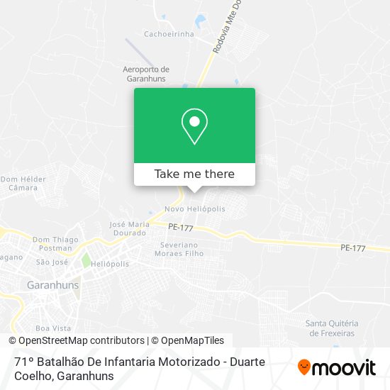 71º Batalhão De Infantaria Motorizado - Duarte Coelho map