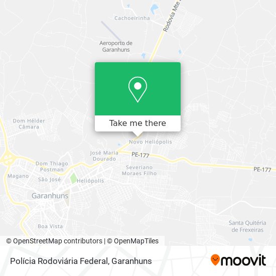 Polícia Rodoviária Federal map