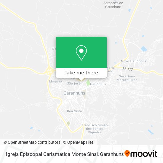 Igreja Episcopal Carismática Monte Sinai map
