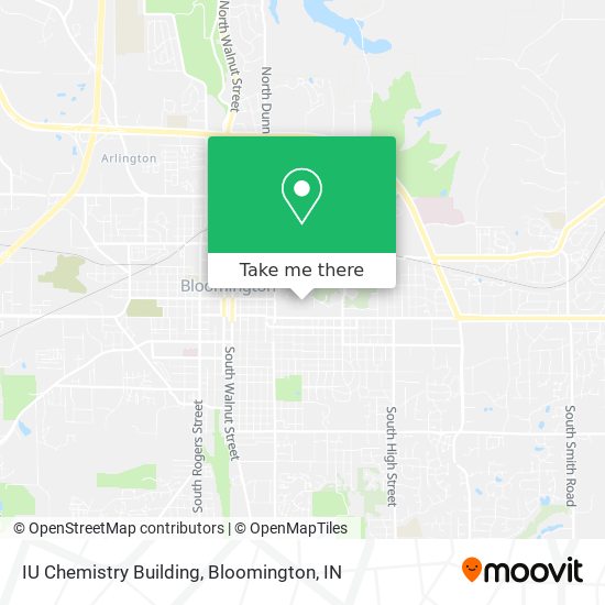Mapa de IU Chemistry Building