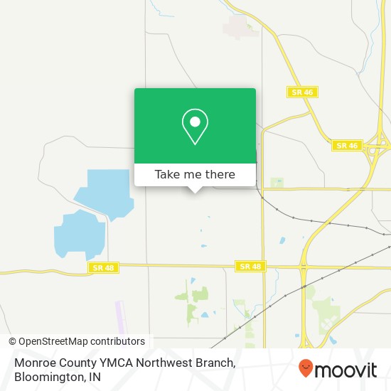 Monroe County YMCA Northwest Branch map