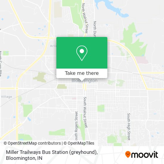 Miller Trailways Bus Station (greyhound) map