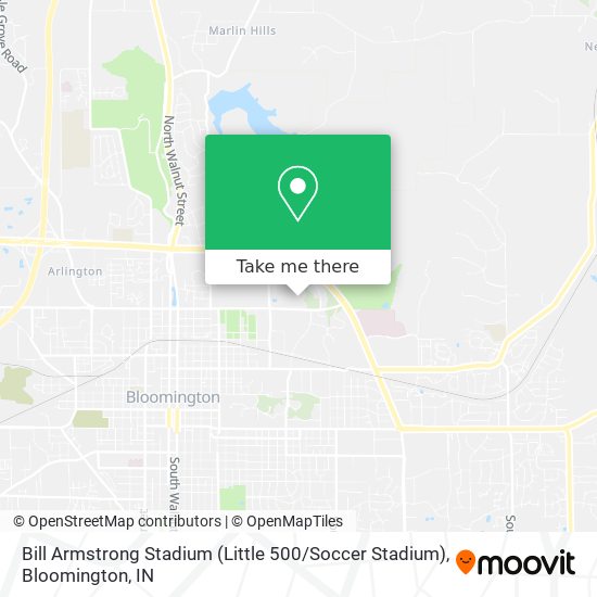 Bill Armstrong Stadium (Little 500 / Soccer Stadium) map