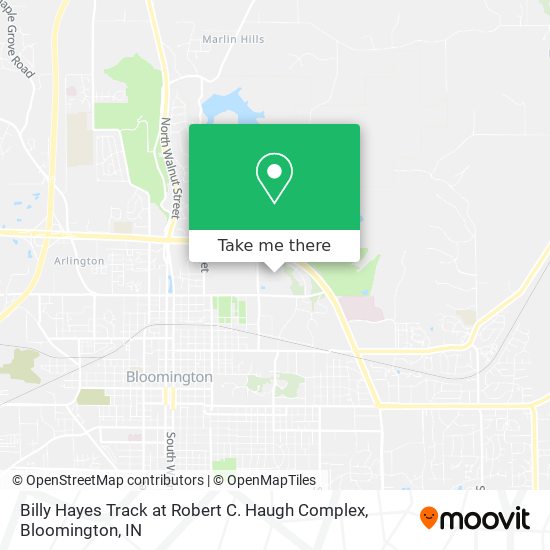 Billy Hayes Track at Robert C. Haugh Complex map