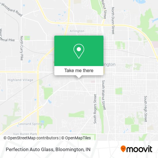 Perfection Auto Glass map