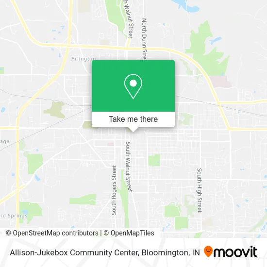 Allison-Jukebox Community Center map