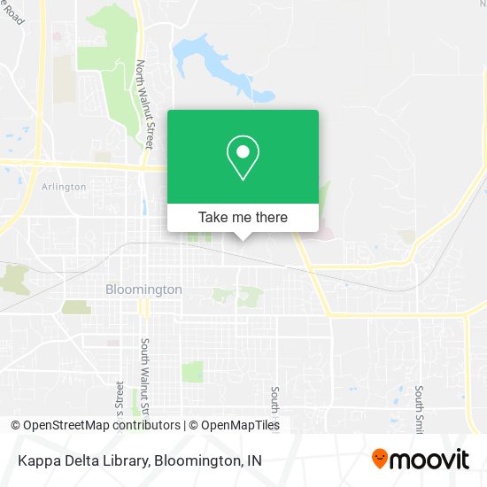 Kappa Delta Library map