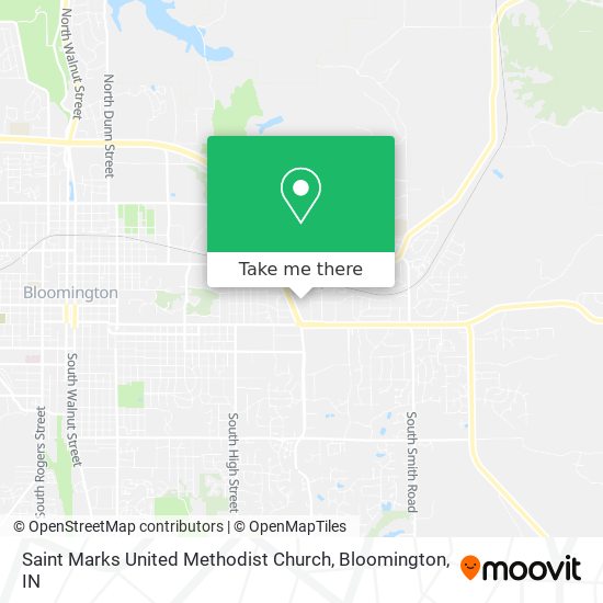 Saint Marks United Methodist Church map