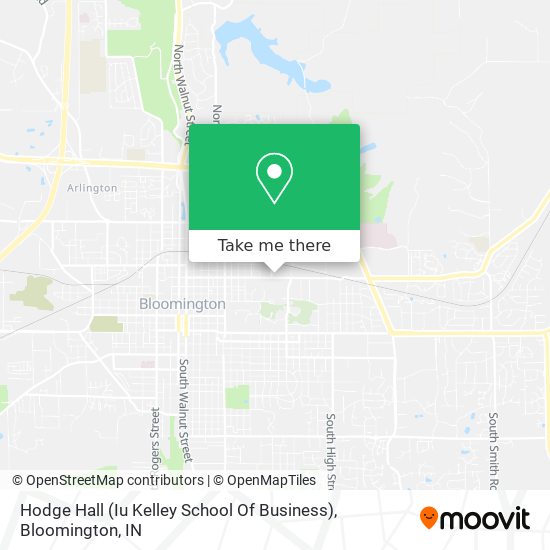 Hodge Hall (Iu Kelley School Of Business) map