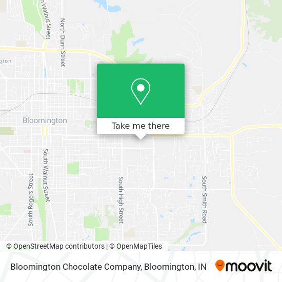 Bloomington Chocolate Company map