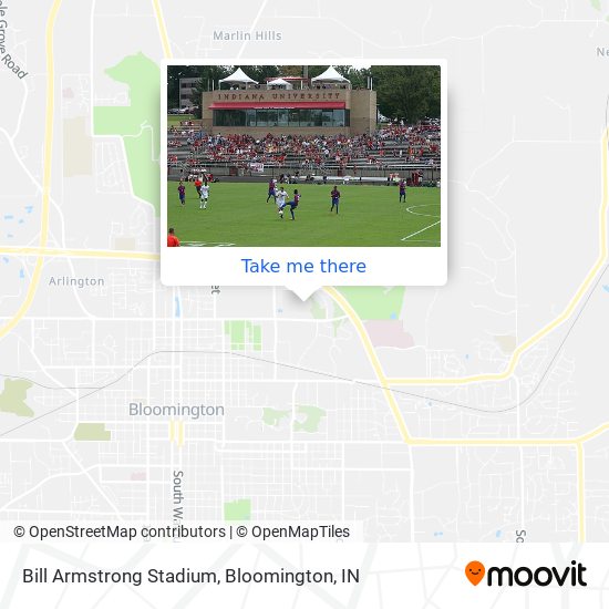 Bill Armstrong Stadium map