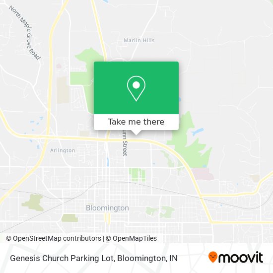 Genesis Church Parking Lot map