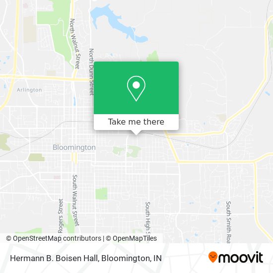 Hermann B. Boisen Hall map
