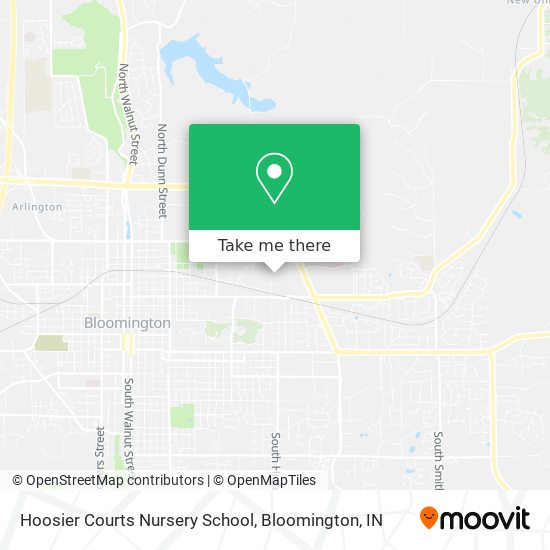 Hoosier Courts Nursery School map