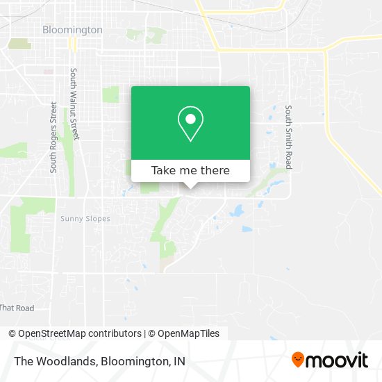 The Woodlands map