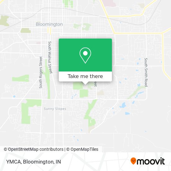 YMCA map