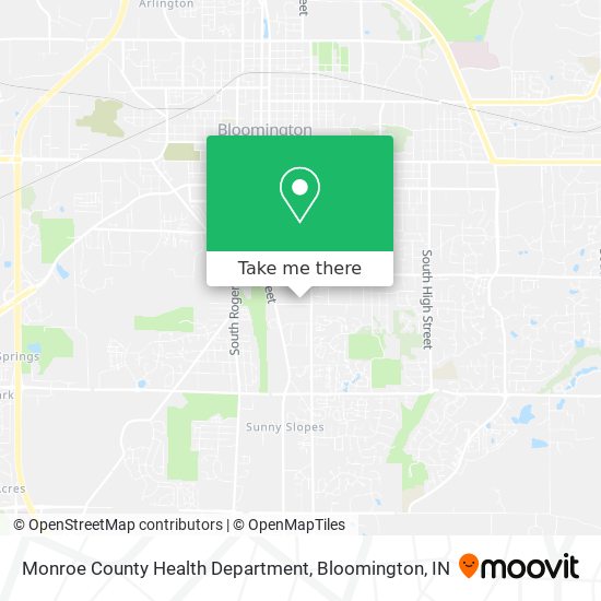 Mapa de Monroe County Health Department