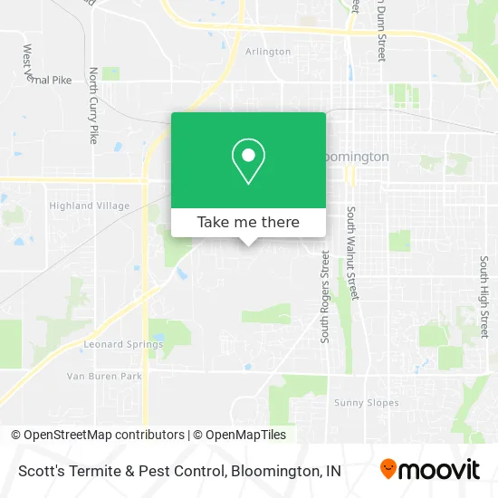 Scott's Termite & Pest Control map