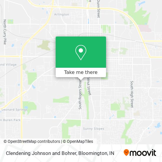 Mapa de Clendening Johnson and Bohrer