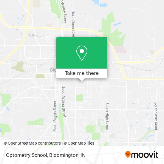 Mapa de Optometry School