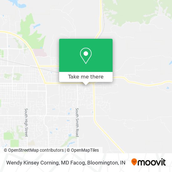 Wendy Kinsey Corning, MD Facog map