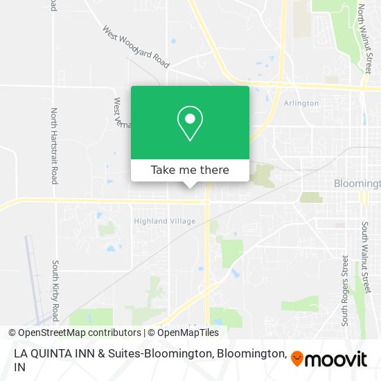 Mapa de LA QUINTA INN & Suites-Bloomington