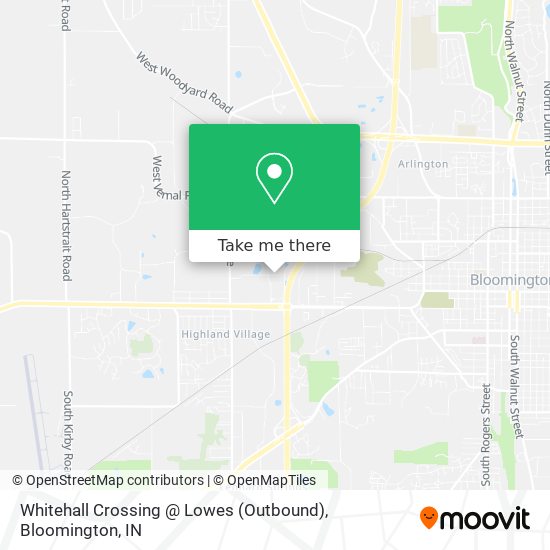 Whitehall Crossing @ Lowes (Outbound) map