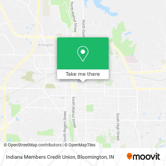 Mapa de Indiana Members Credit Union