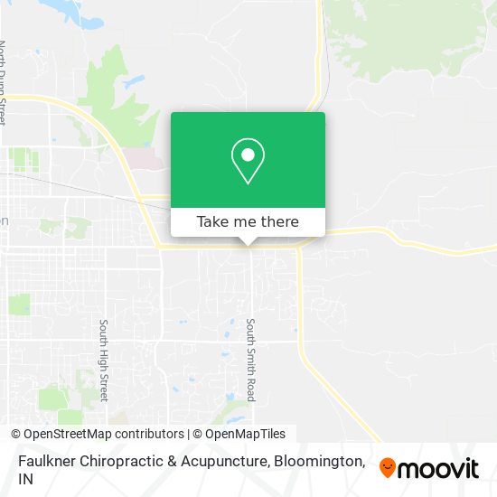Faulkner Chiropractic & Acupuncture map
