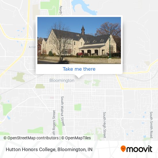 Hutton Honors College map