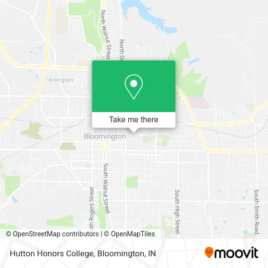 Hutton Honors College map