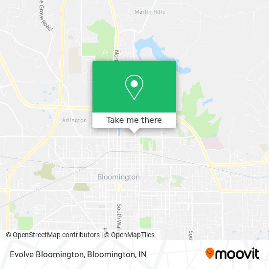 Mapa de Evolve Bloomington