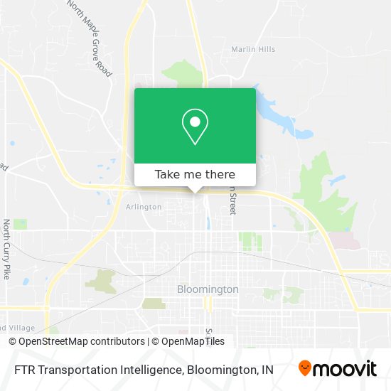 FTR Transportation Intelligence map