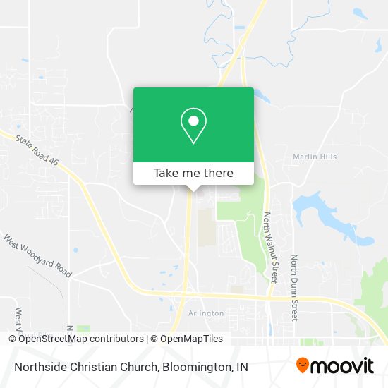 Northside Christian Church map