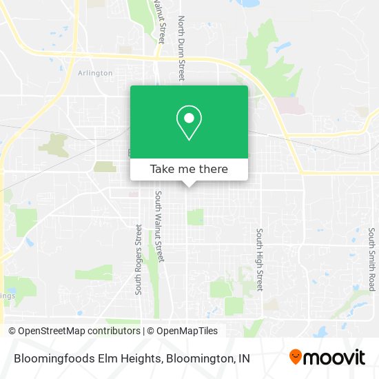 Bloomingfoods Elm Heights map