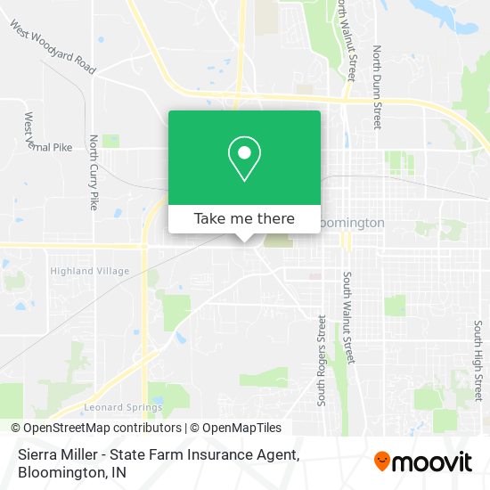 Sierra Miller - State Farm Insurance Agent map