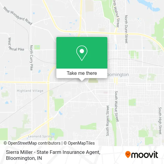 Sierra Miller - State Farm Insurance Agent map