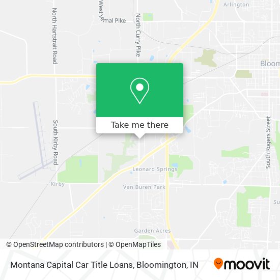 Mapa de Montana Capital Car Title Loans