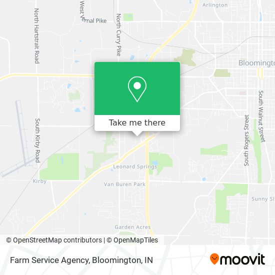 Farm Service Agency map