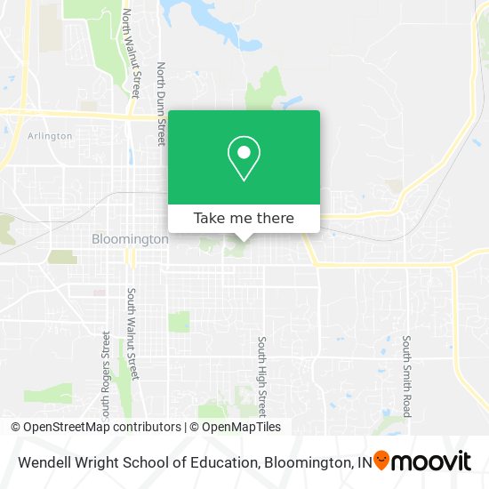Wendell Wright School of Education map
