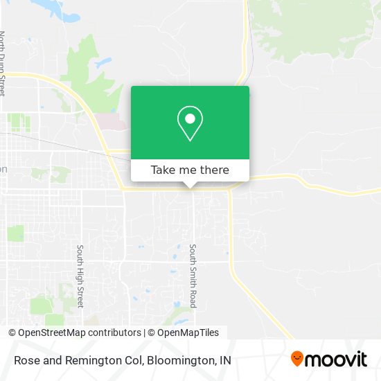 Rose and Remington Col map