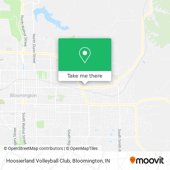 Hoosierland Volleyball Club map