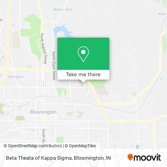 Beta Theata of Kappa Sigma map