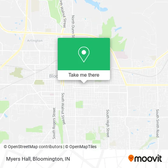 Myers Hall map