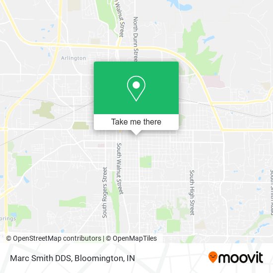 Marc Smith DDS map