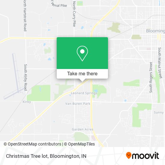 Christmas Tree lot map