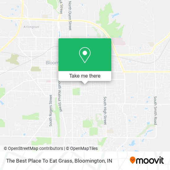 The Best Place To Eat Grass map