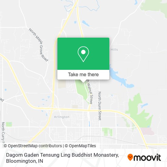Dagom Gaden Tensung Ling Buddhist Monastery map