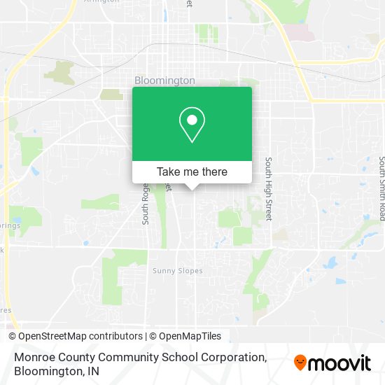 Monroe County Community School Corporation map