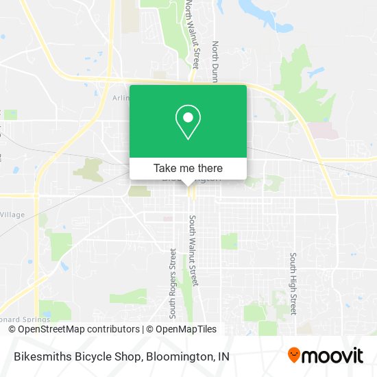 Bikesmiths Bicycle Shop map